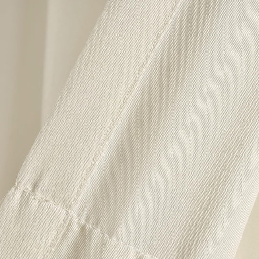 Tulle Skirt Solid Window Curtain Panel Pair, 84" L x 40" W, Neutral